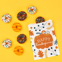 Paper Treat Bags - Happy Thanksgiving - 25 Ct