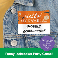 Happy Thanksgiving What's Your Name Party Game