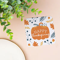 Drink Coasters - Happy Thanksgiving - 25 Ct