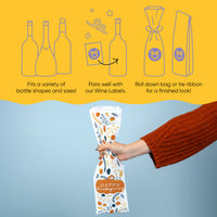 Wine Bags - Happy Thanksgiving