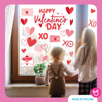 Happy Valentine’s Day Window Clings