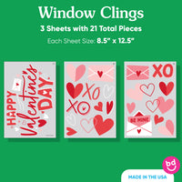 Happy Valentine’s Day Window Clings