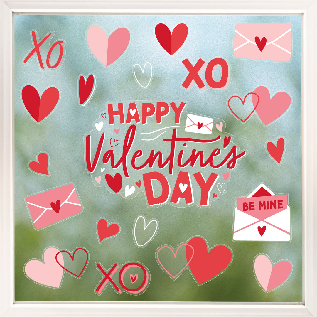 Happy Valentine’s Day Window Clings