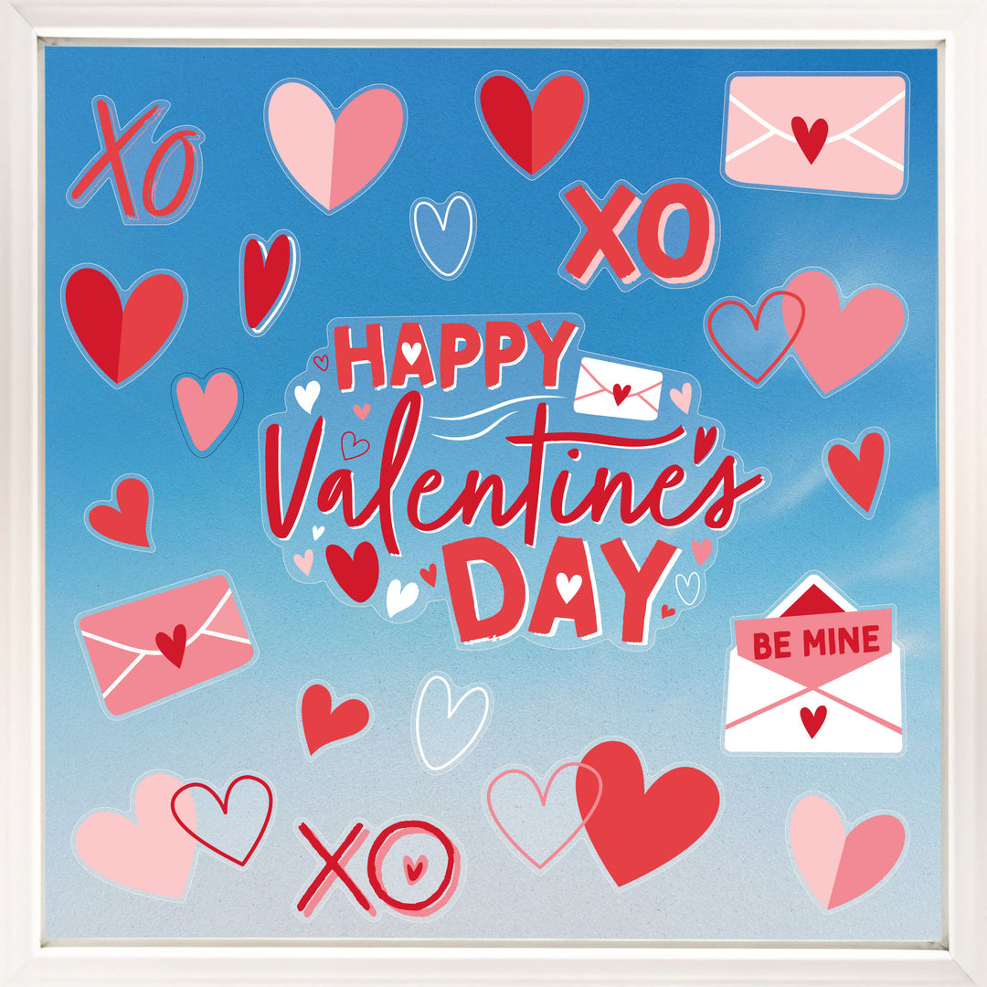Happy Valentine’s Day Window Clings