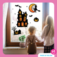 Haunted House Window Clings