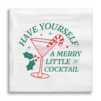 Napkins - Have Yourself a Merry Little Cocktail - 24 Ct