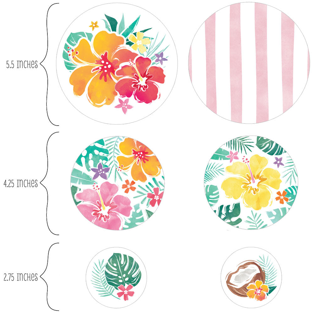 Hawaiian Luau Large Confetti - 27 Ct