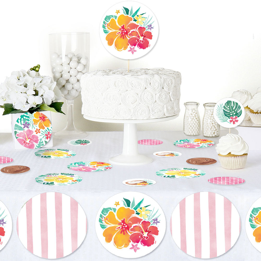 Hawaiian Luau Large Confetti - 27 Ct