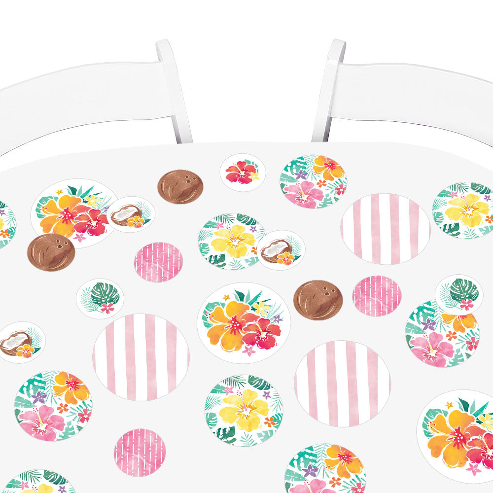 Hawaiian Luau Large Confetti - 27 Ct