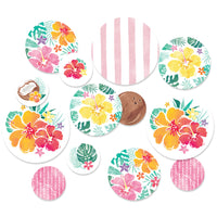 Hawaiian Luau Large Confetti - 27 Ct