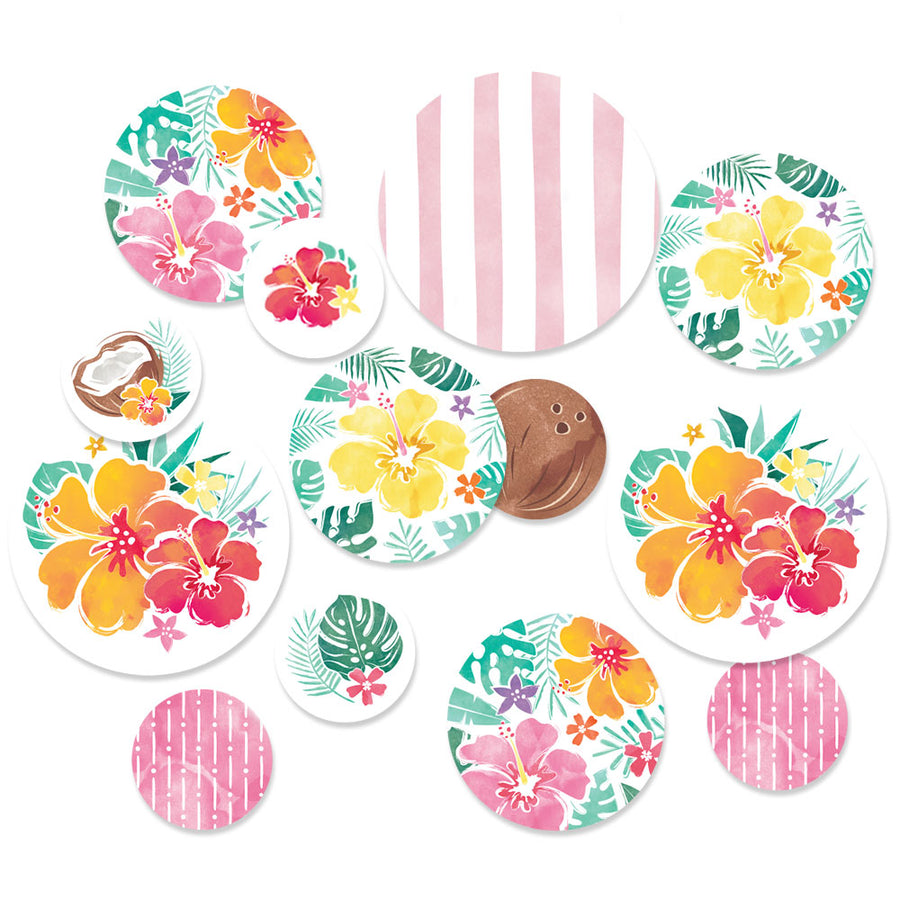 Hawaiian Luau Large Confetti - 27 Ct