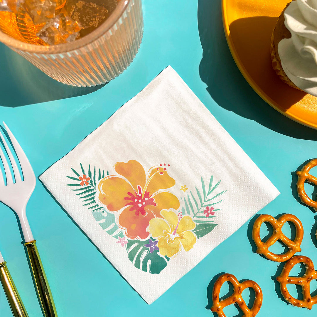 Napkins - Hawaiian Luau - 24 Ct