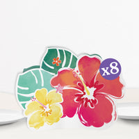 Hawaiian Luau 3D Centerpieces - 8 Ct