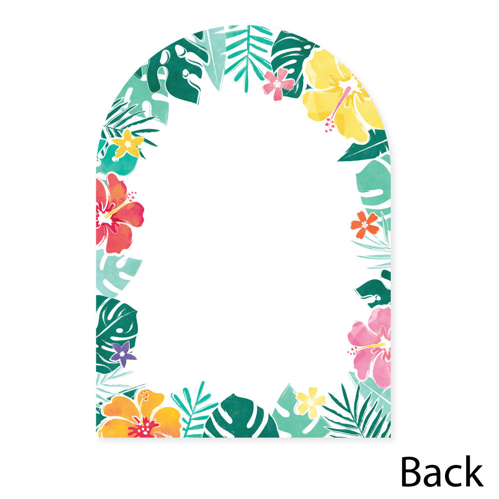 Hawaiian Luau Thank You Cards - 12 Ct