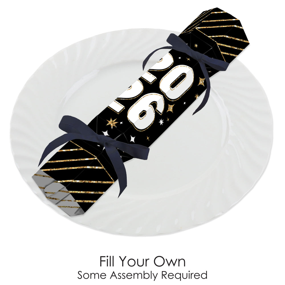 Hello New Year - No Snap 2026 NYE Party Table Favors - DIY Cracker Boxes - Set of 12