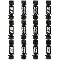 Hello New Year - No Snap 2026 NYE Party Table Favors - DIY Cracker Boxes - Set of 12