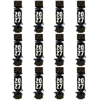 Hello New Year - No Snap 2027 NYE Party Table Favors - DIY Cracker Boxes - Set of 12