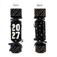 Hello New Year - No Snap 2027 NYE Party Table Favors - DIY Cracker Boxes - Set of 12