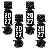 Hello New Year - No Snap 2027 NYE Party Table Favors - DIY Cracker Boxes - Set of 12