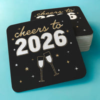 Drink Coasters - Hello New Year - 25 Ct
