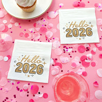 Napkins - Hello New Year - 24 Ct