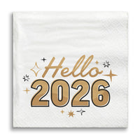 Napkins - Hello New Year - 24 Ct