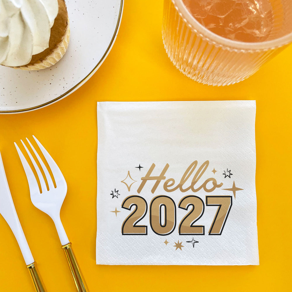 Napkins - Hello New Year - 24 Ct