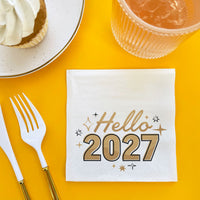 Napkins - Hello New Year - 24 Ct