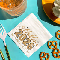 Custom Text - Hello New Year Napkins
