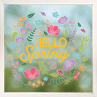 Hello Spring Window Clings
