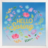 Hello Spring Window Clings