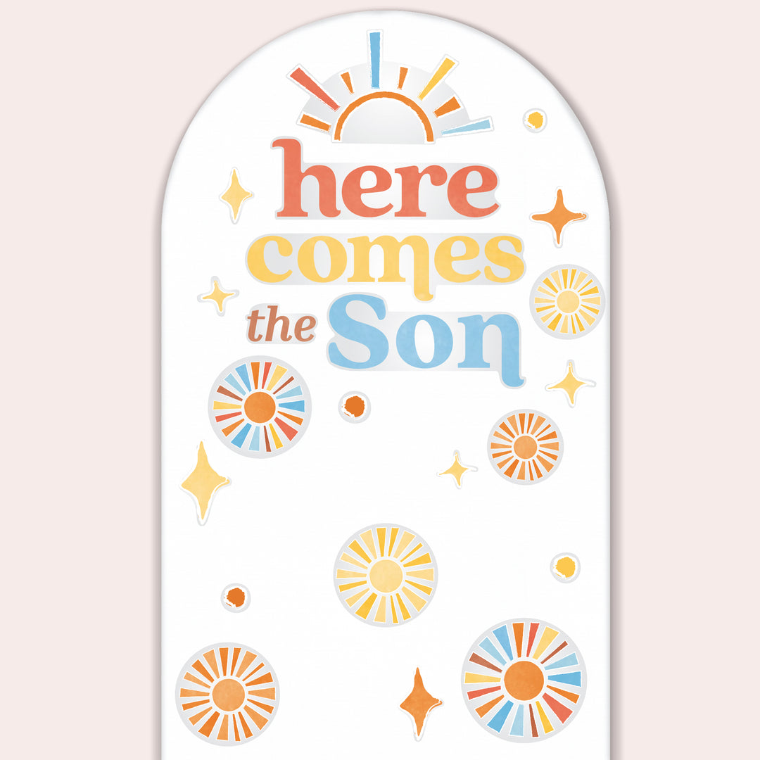 Here Comes The Son Backdrop Decals