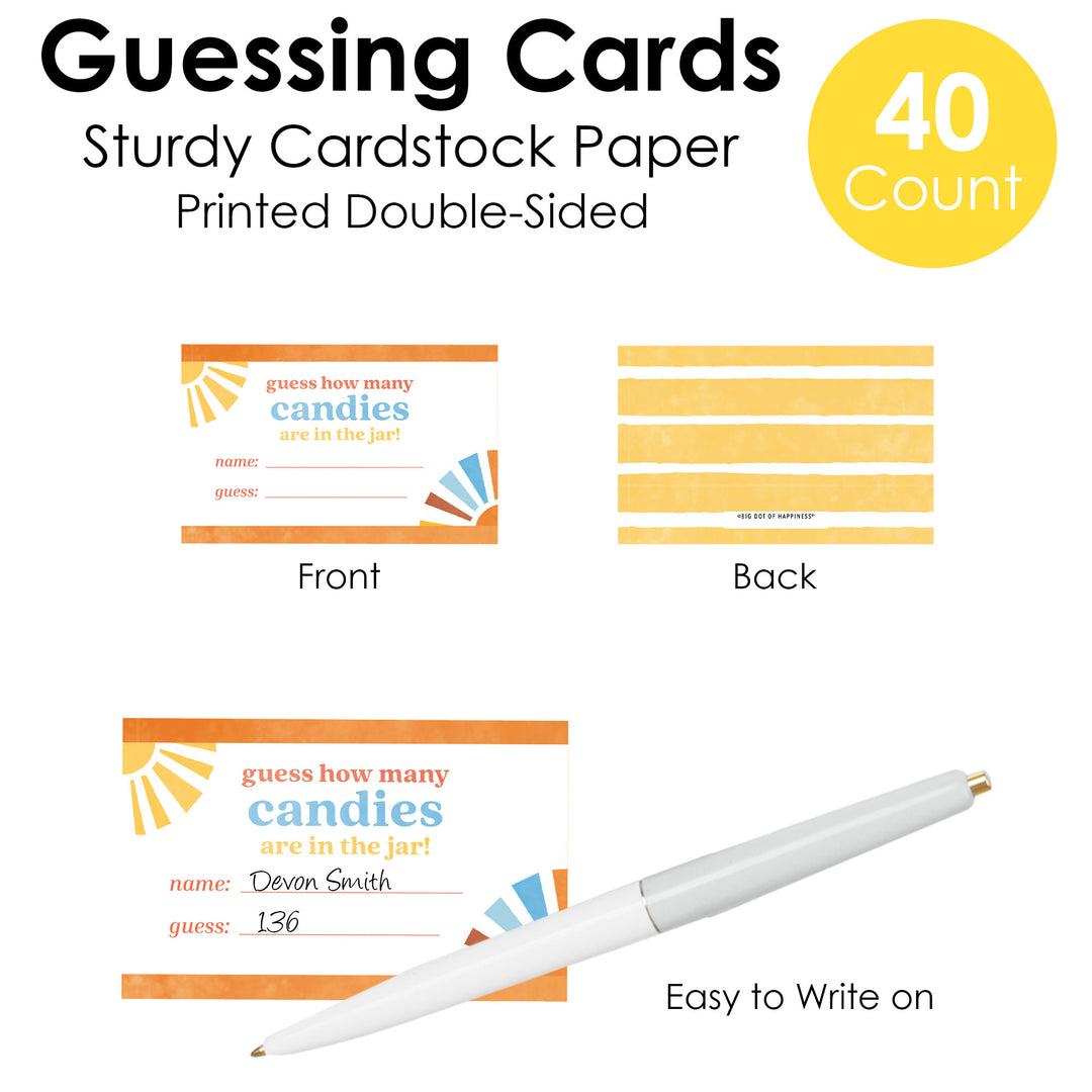 Here Comes The Son  Candy Guessing Game