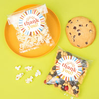 Here Comes the Son Stickers & Clear Cookie Bags - 25 Ct