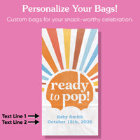 Custom Text Popcorn Bags - Here Comes the Son