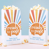 Custom Text Popcorn Bags - Here Comes the Son