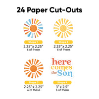Here Comes The Son Cut-Outs - 24 Ct