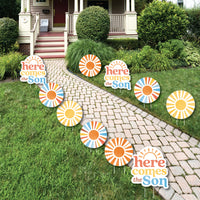 Here Comes The Son Yard Signs - 10 Ct