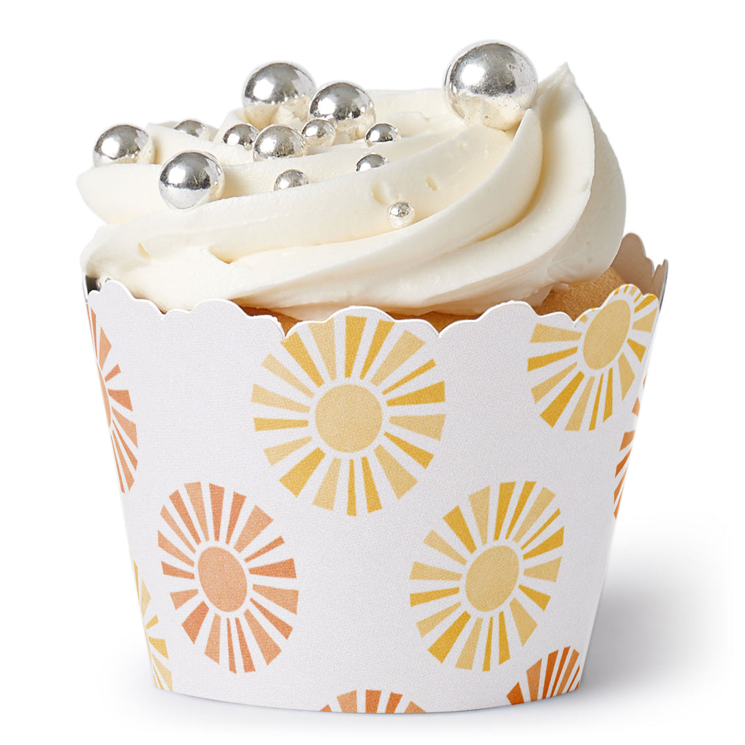 Here Comes The Son Cupcake Wrappers - 12 Ct