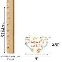 Here Comes The Son Diaper Raffle Game - 24 Ct