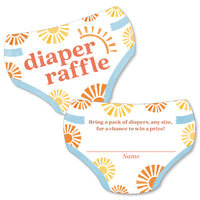 Here Comes The Son Diaper Raffle Game - 24 Ct