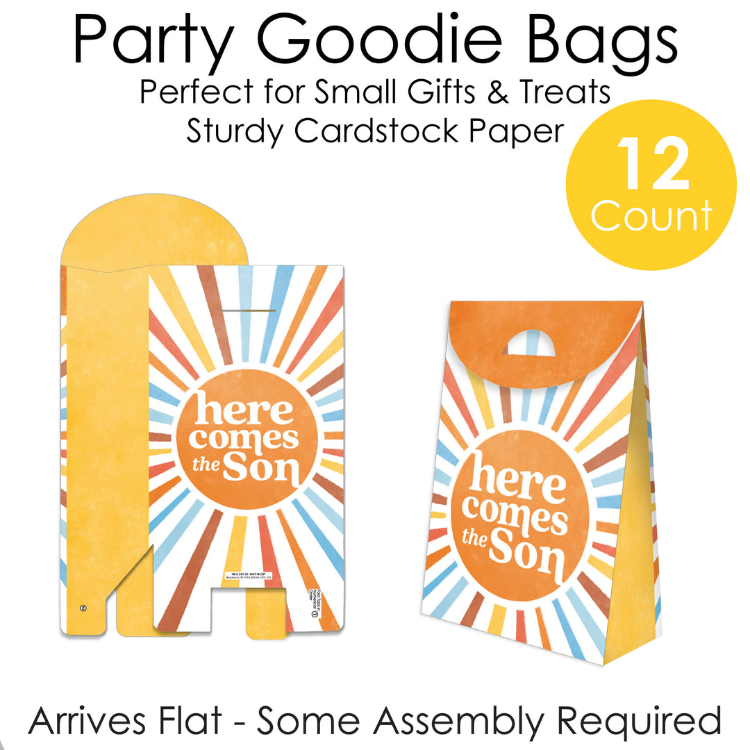 Here Comes The Son Goodie Bags - 12 Ct