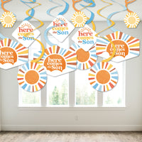Here Comes The Son Hanging Swirls - 40 Ct