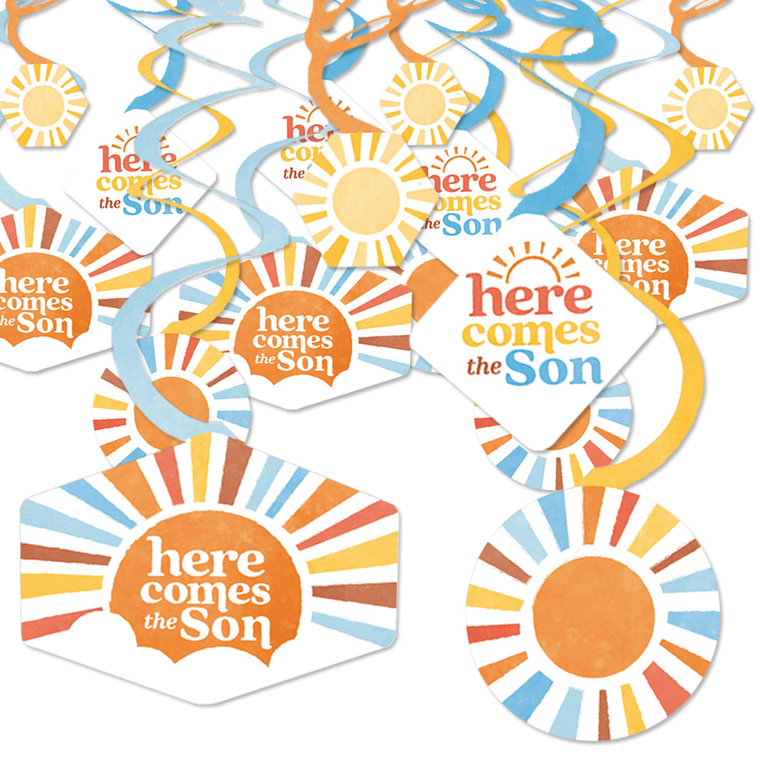Here Comes The Son Hanging Swirls - 40 Ct