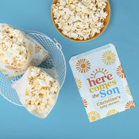 Custom Text Paper Treat Bags - Here Comes The Son - 25 Ct