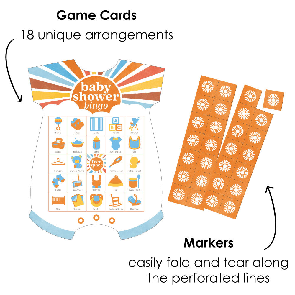 Here Comes The Son Bingo Game - 18 Ct