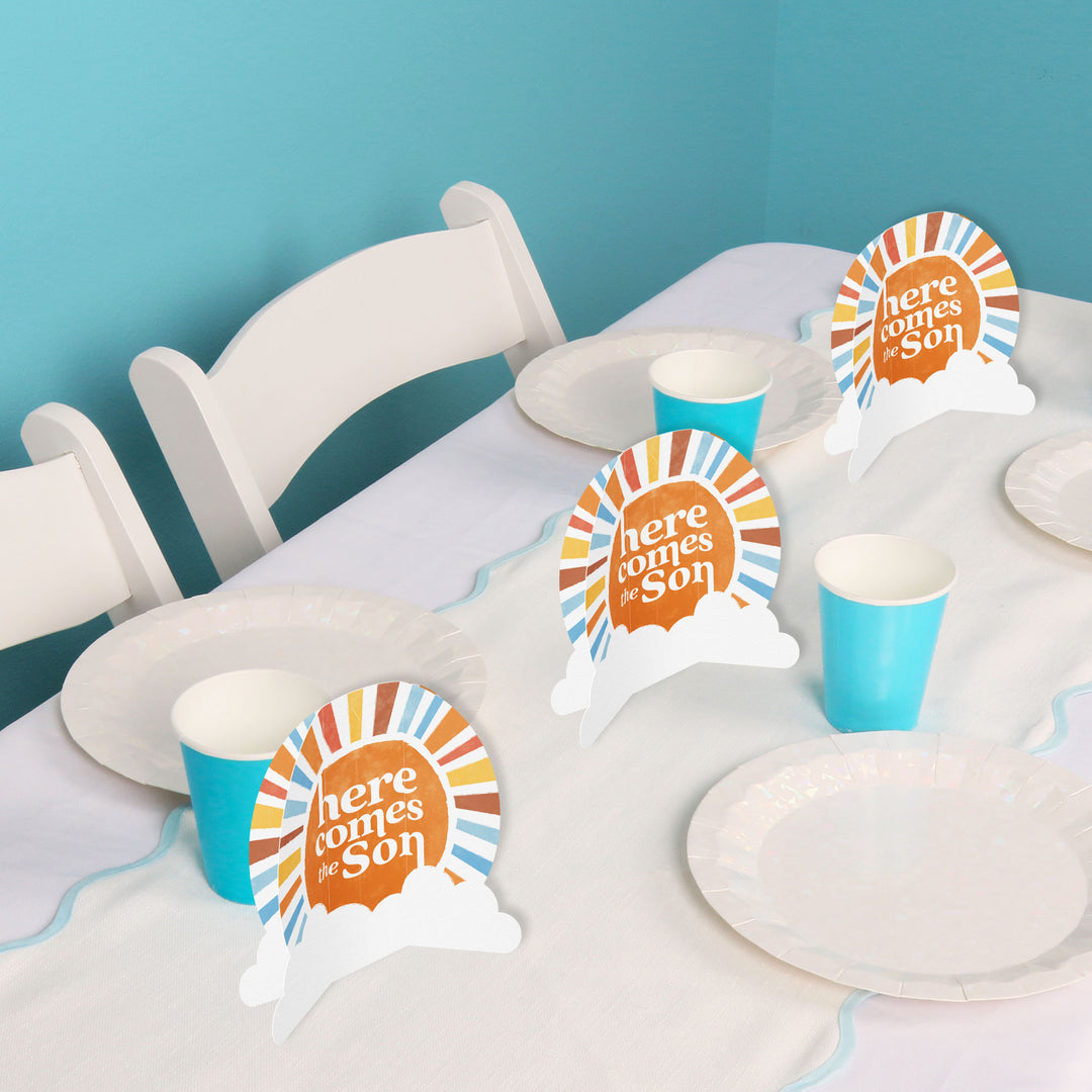 Here Comes The Son 3D Centerpieces - 8 Ct
