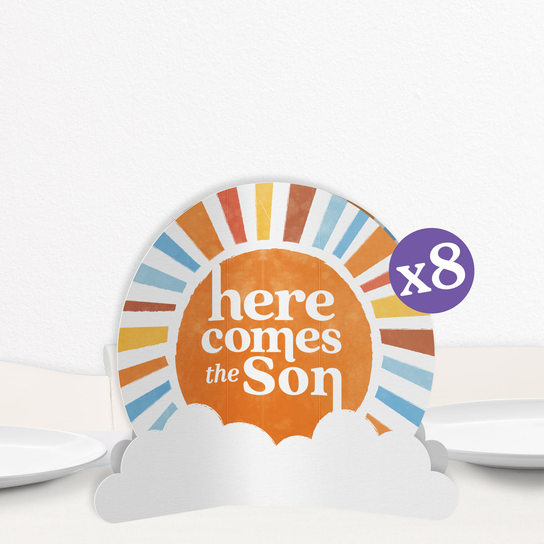 Here Comes The Son 3D Centerpieces - 8 Ct