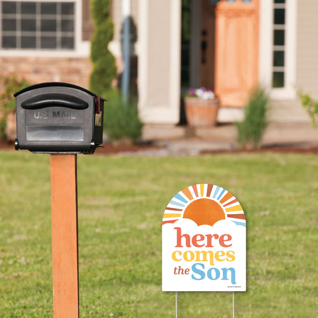 Here Comes The Son Yard Sign - 1 Pc