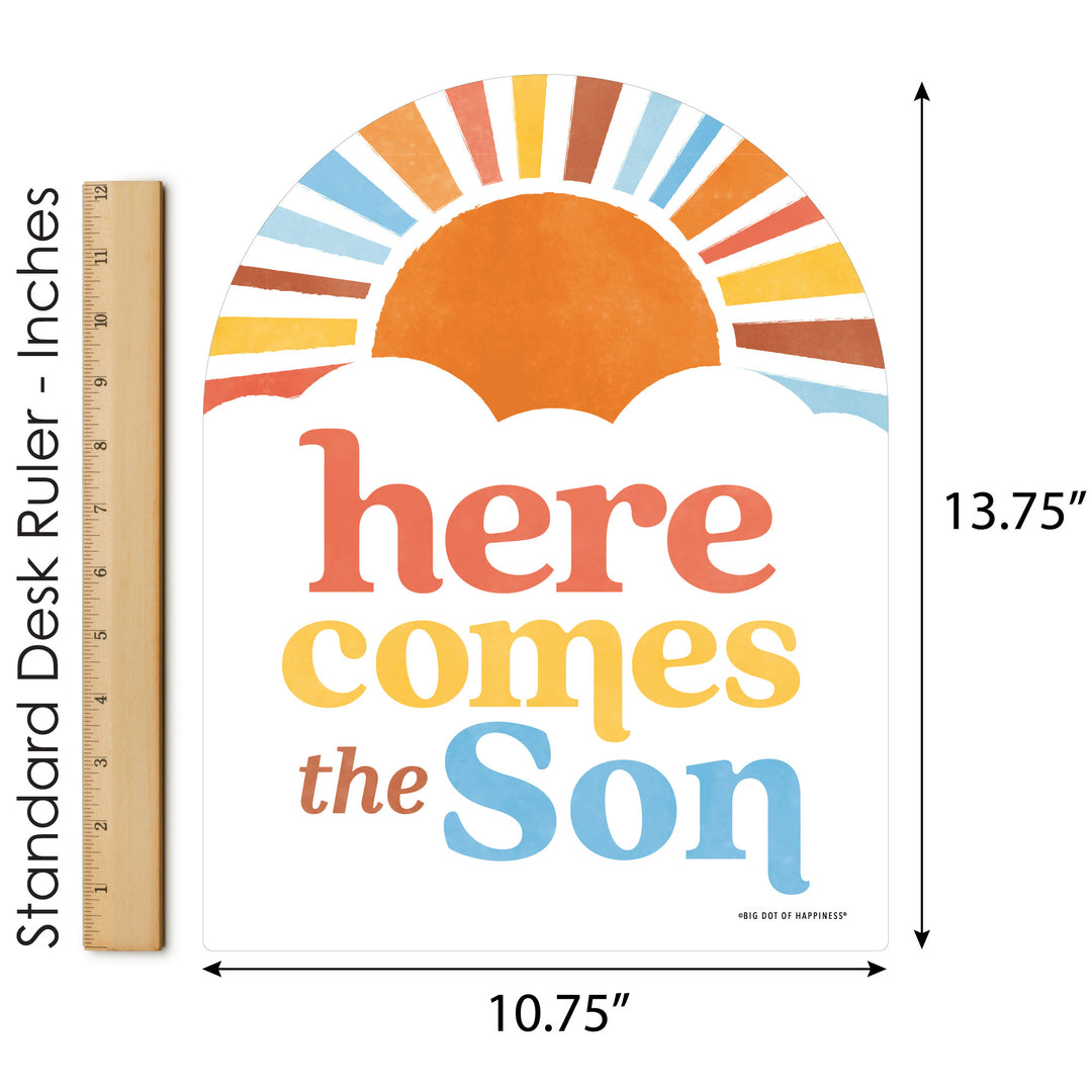 Here Comes The Son Yard Sign - 1 Pc